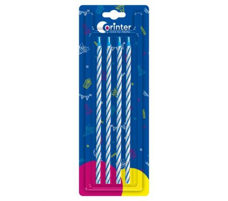 VELA CORINTER PALITO LARGO AZUL 4UN