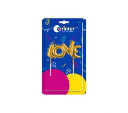 ,VELA CORINTER LOVE DORADO              