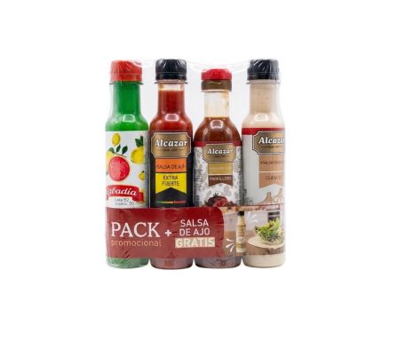 PACK ALCAZAR CONDIMENTOS + SALSA DE AJO
