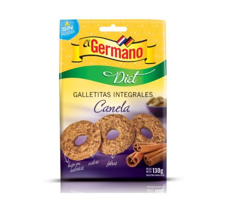 GALLETITA EL GERMANO INTEGRAL CANELA 130GR
