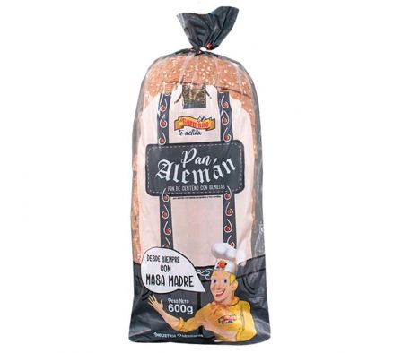 PAN ALEMAN EL GERMANO CON CENTENO 600GR
