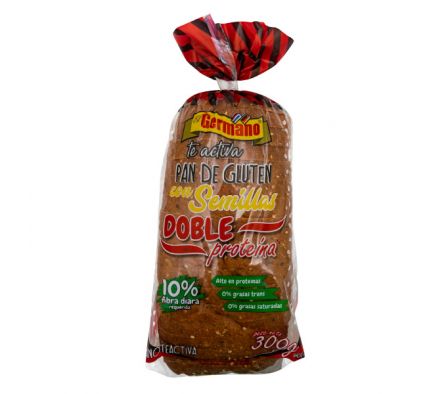 PAN DE GLUTEN EL GERMANO 3 SEMILLAS 300GR