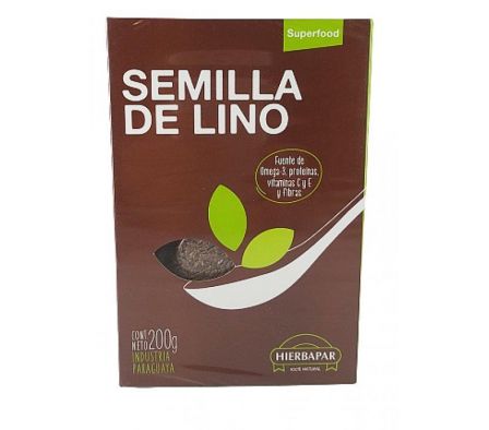 SEMILLA DE LINO HIERBAPAR CAJA 200 GR