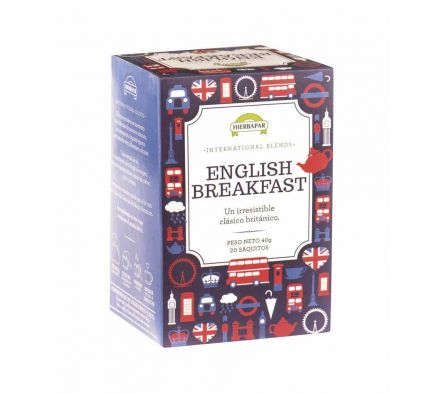TE HIERBAPAR ENGLISH BREAKFAST 40GR 20SAQ