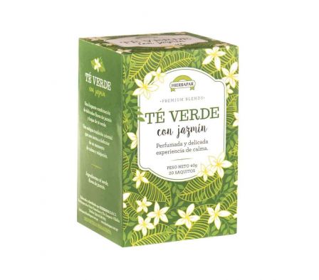 TE HIERBAPAR VERDE CON JAZMIN 40GR 20SAQ.