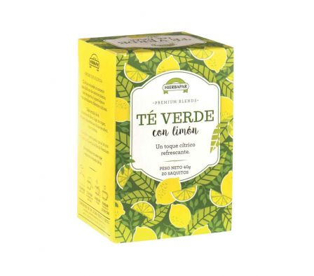 TE HIERBAPAR VERDE CON LIMON 40GR 20SAQ.