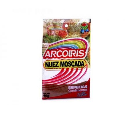 NUEZ MOSCADA MOLIDA ARCO IRIS 15GR