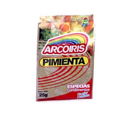 PIMIENTA ARCOIRIS MOLIDA 25GR