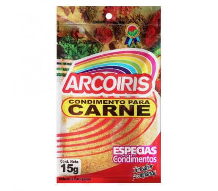 CONDIMENTO ARCOIRIS PARA CARNE 15GR