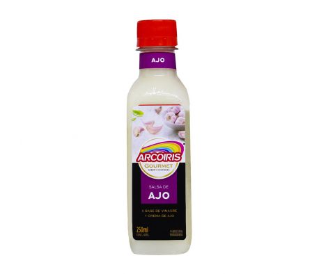 SALSA ARCO IRIS DE AJO 250 ML