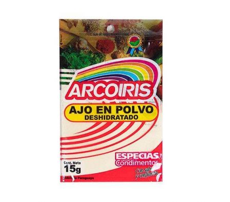 AJO DESHIDRATADO ARCO IRIS 15GR