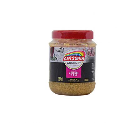 CONDIMENTO ARCOIRIS A BASE DE VINAGRE Y AJO 380GR