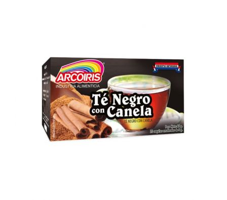 TÉ NEGRO CON CANELA CAJA 20 X 3 GR.