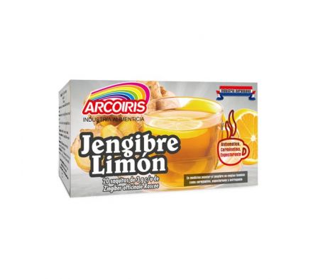 TÉ DE JENGIBRE CON LIMON CAJA. 20 X 3 GR.