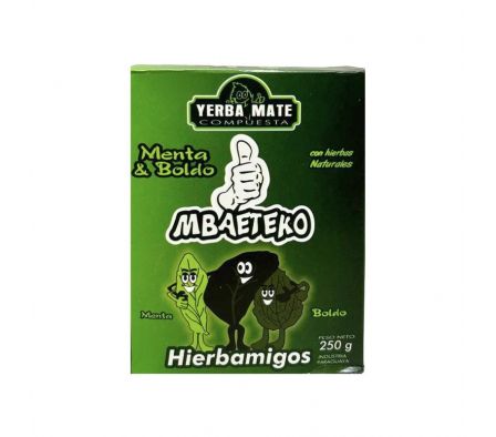 YERBA MBAETECO MENTA BOLDO 250GR
