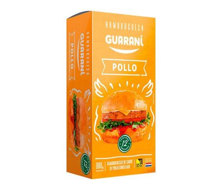 HAMBURGUESA GUARANI POLLO 12UN