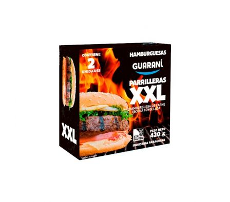 HAMBURGUESA GUARANI PARRILLERA XXL 2UN 210GR