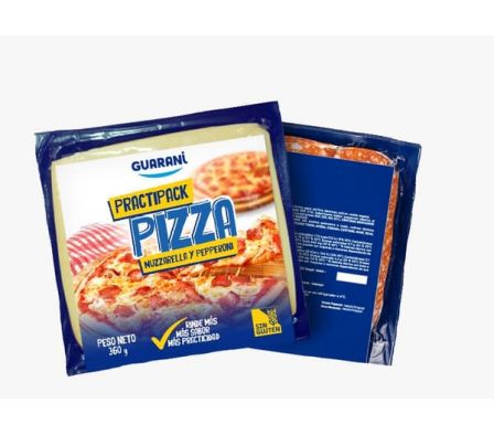 PRACKTIPACK GUARANI  MUZZARELLA/PEPPERONI 360GR