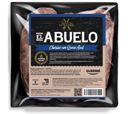 CHORIZO EL ABUELO C/ QUESO AZUL 3UN