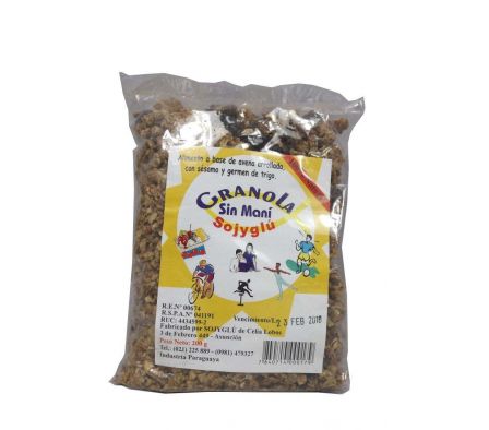 GRANOLA SOJYGLU SIN MANI 200GR