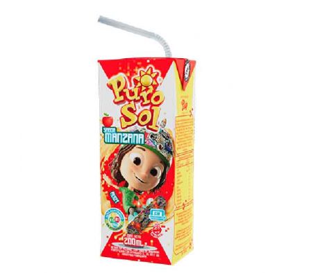 JUGO PURO SOL MANZANA 200ML