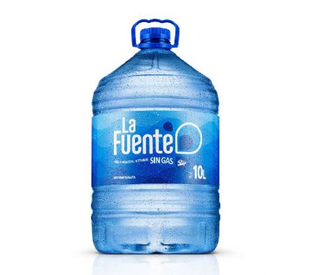 AGUA MINERAL LA FUENTE SIN GAS 10LTS