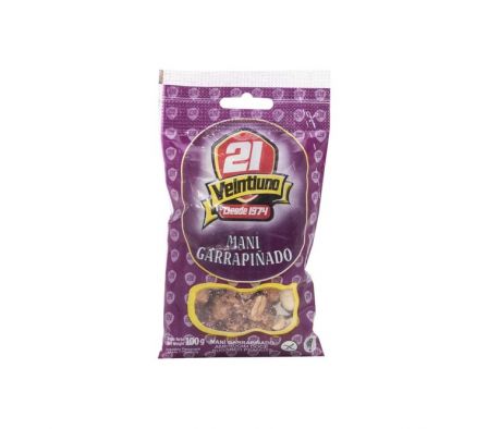 MANI 21 GARRAPINADA 100GR