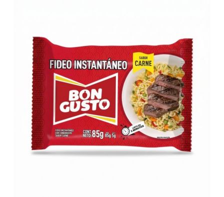 FIDEO INSTANTANEO BON GUSTO CARNE 85GR