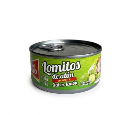 LOMITO DE ATUN BON GUSTO EN ACEITE Y LIMON 170GR