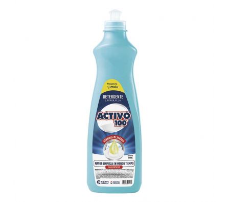 DETERGENTE ACTIVO 100 LIMON 500ML
