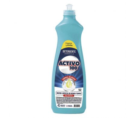 DETERGENTE ACTIVO 100 LIMON 750ML