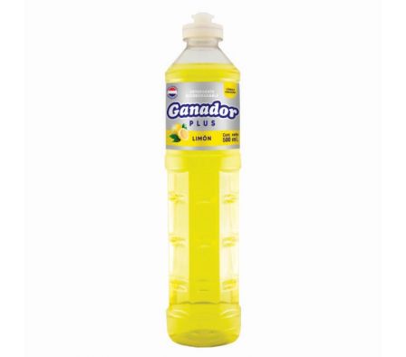 DETERGENTE GANADOR LIMON 500ML