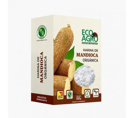 HARINA DE MANDIOCA ECO AGRO ORGÁNICA 500GR