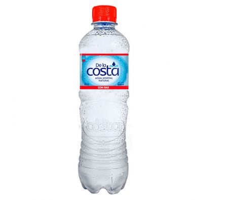 AGUA MINERAL DE LA COSTA  CON GAS 500ML