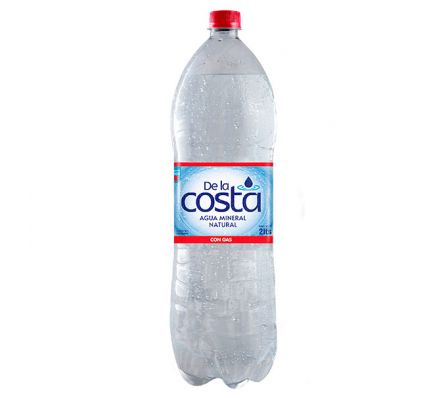 AGUA MINERAL DE LA COSTA CON GAS 2LT