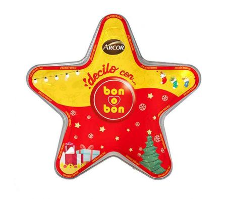 CAJA BOB DE BOMBONES ESTRELLA 12X5X15GR
