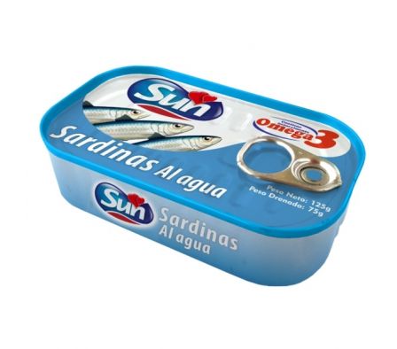 SARDINAS SUN AGUA ABRE FACIL 125GR