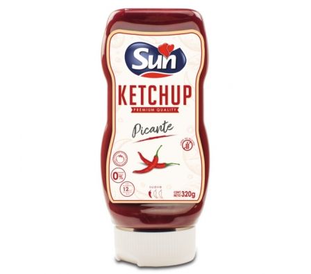 KETCHUP SUN PICANTE PET 320GR