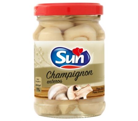 CHAMPIGNON SUN ENTERO VIDRIO 280 GR