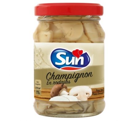 CHAMPIGNON SUN EN TROZOS VIDRIO 280 GR