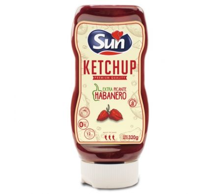 KETCHUP SUN HABANERO PET 320GR