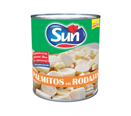 PALMITO RODAJA SUN ABRE FACIL 800GR