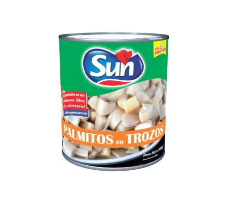 PALMITO TROZO SUN  ABRE F.400GR