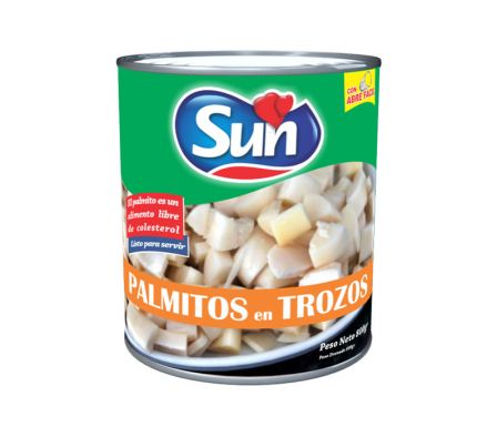 PALMITO TROZO SUN ABRE FACIL 800GR