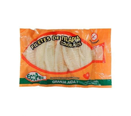 FILET DE TILAPIA ECOPEZ CONGELADO 500GR