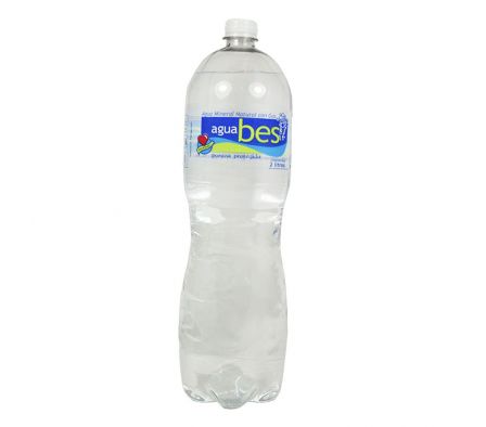 AGUA MINERAL BES CON GAS 2LT