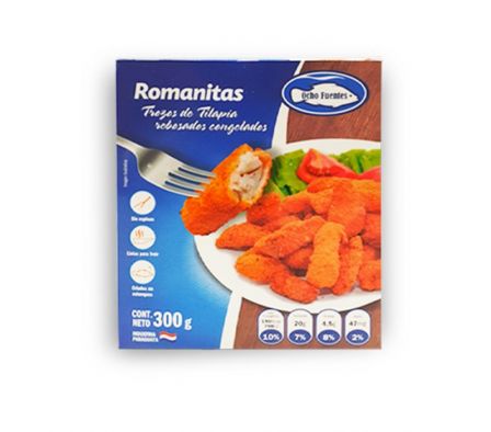 ROMANITAS DE TILAPIA 8 FUENTES 300GR