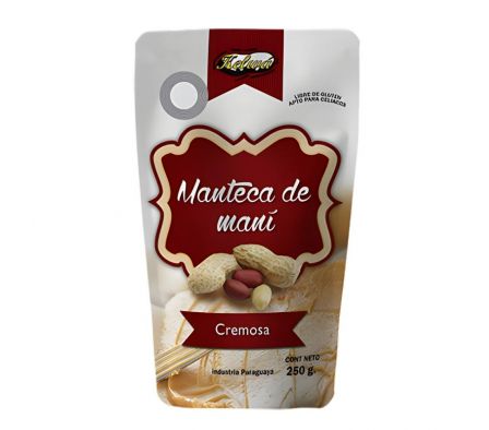 MANTECA DE MANI KELWA CREMOSA 250GR