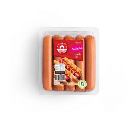 SALCHICHA HOT DOG PERDIGAO C/COLORANTE XUN