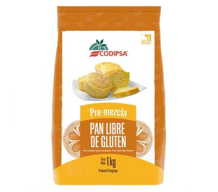 PREMEZCLA CODIPSA PAN S/GLUTEN 1KG